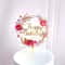 BloomWish Flower Birthday Cake Topper Happy Birthday Insert 5