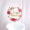 BloomWish Flower Birthday Cake Topper Happy Birthday Insert 6