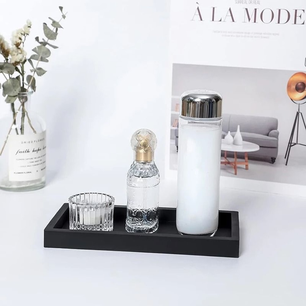 CleanNest Silicone Soap Dispenser Tray Bathroom Countertop Organizer 8