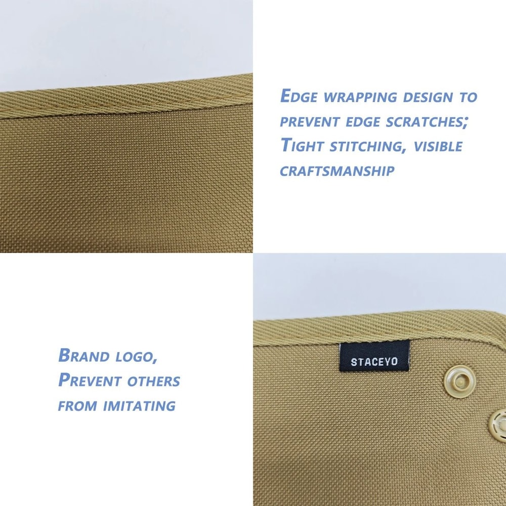 TerraFold Oxford Fabric Organizer Tray Foldable Desktop Storage 4