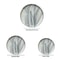 PureCircle Round Bathroom Vanity Tray Silicone Decorative Organizer 4