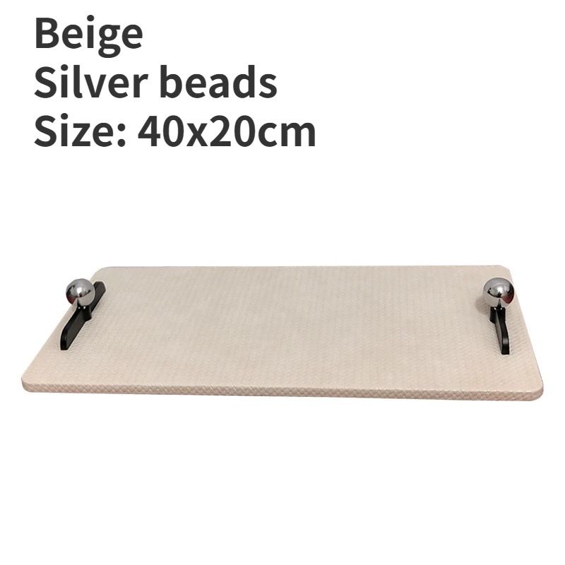 LuxeCraft Leather Decorative Tray Rectangular Coffee Table Organizer 4