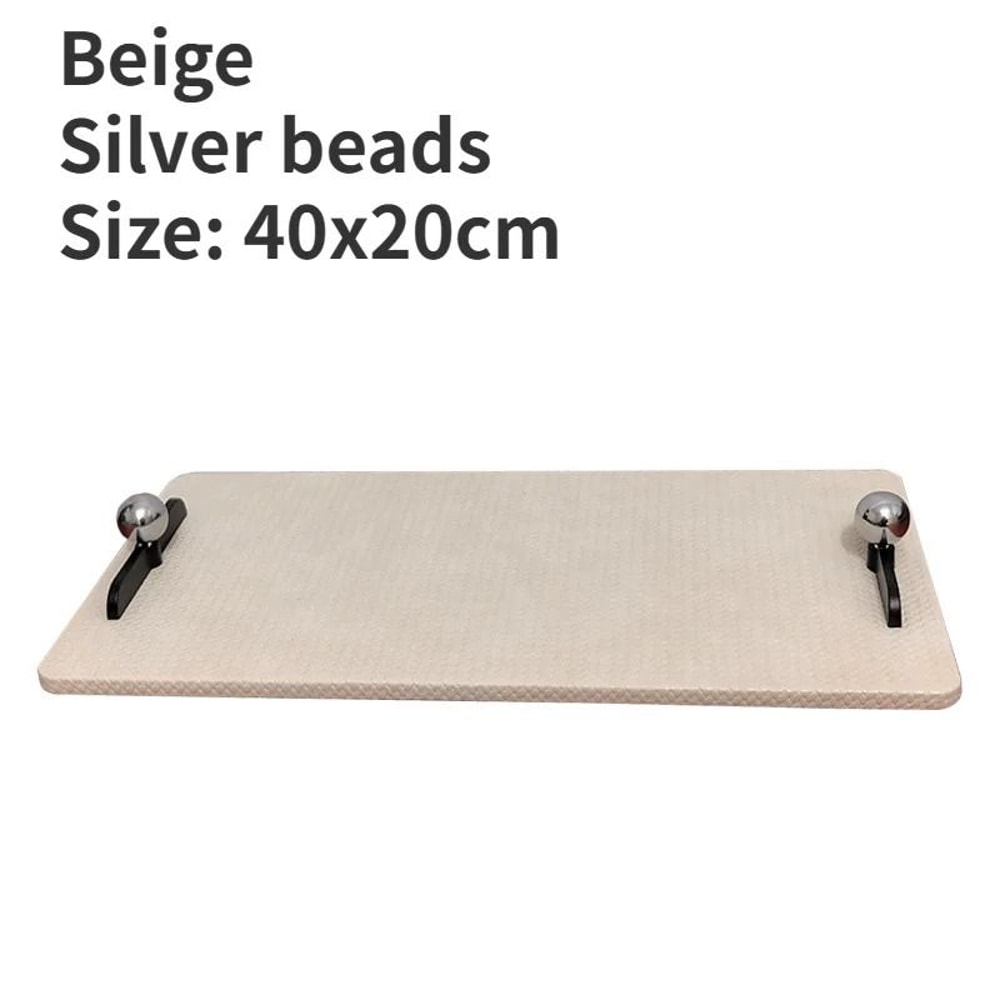 LuxeCraft Leather Decorative Tray Rectangular Coffee Table Organizer 5