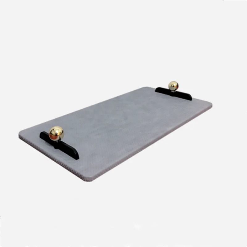 LuxeCraft Leather Decorative Tray Rectangular Coffee Table Organizer 8