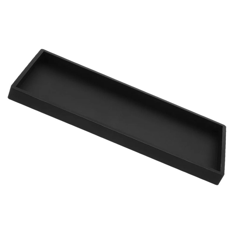 SleekGuard Silicone Bathroom Vanity Tray Rectangular Storage Organizer 4