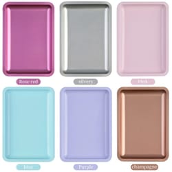 proshine stainless steel nail art tool tray organizer