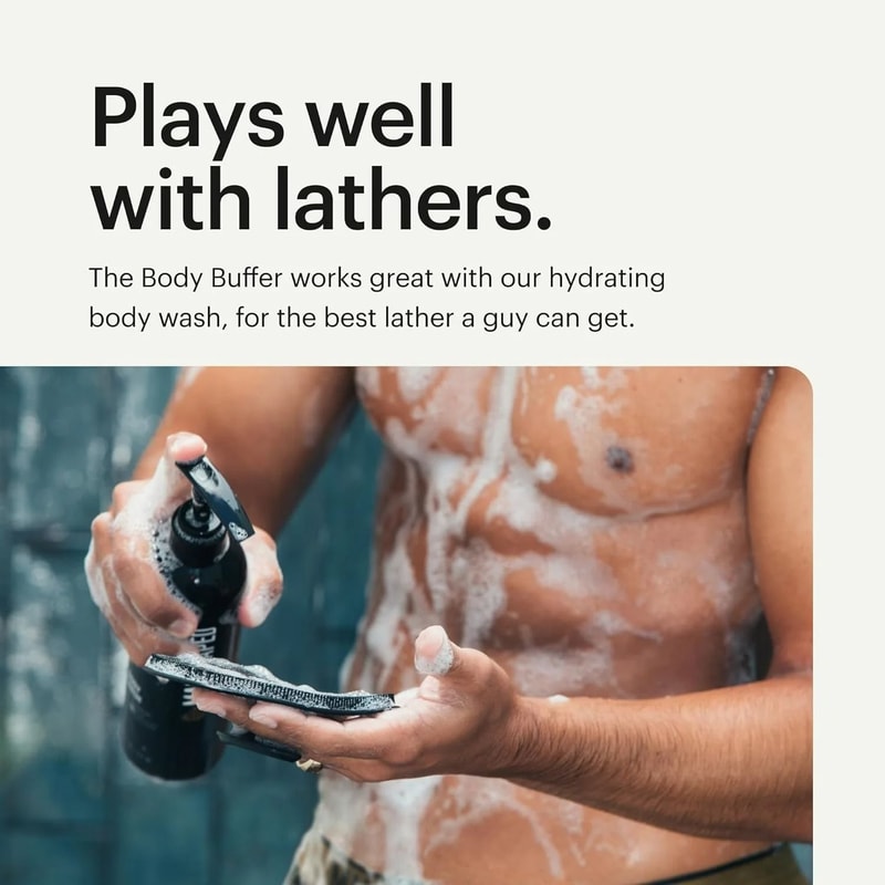 Silicone Exfoliating Body Brush Gentle Shower Scrubber With Massage Bristles 4