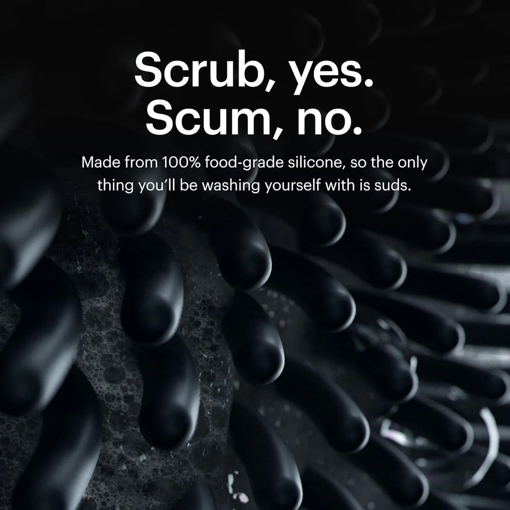 Silicone Exfoliating Body Brush Gentle Shower Scrubber With Massage Bristles 7