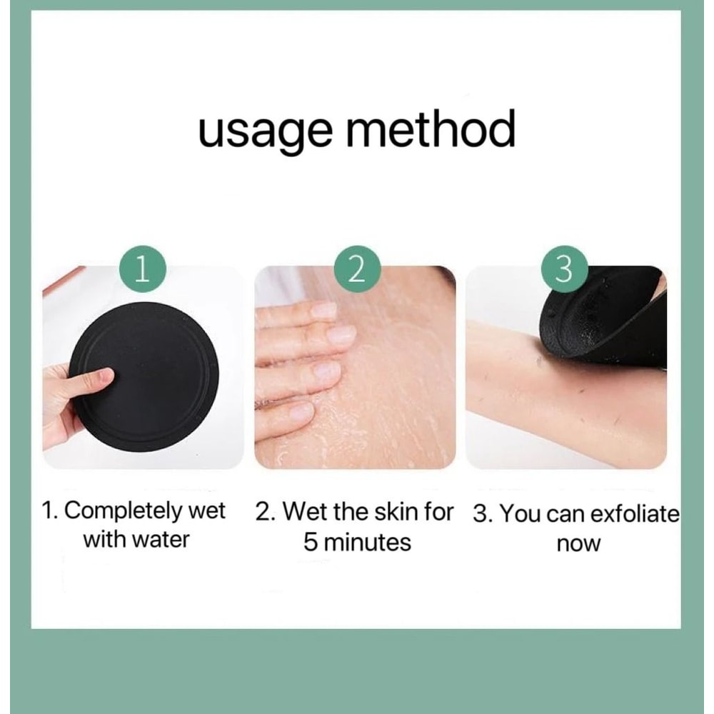 Round Silicone Exfoliating Bath Brush Deep Clean Body Scrubber 2