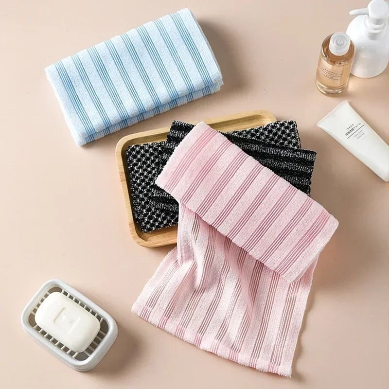 Japanese Exfoliating Washcloth Nylon Back Scrub Towel 9
