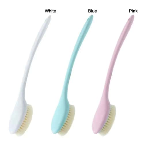 Long Handle Back Bath Brush Soft Bristle Shower Scrubber