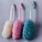 Long Handle Mesh Back Shower Scrubber Brush Soft Exfoliating Bath Sponge 4