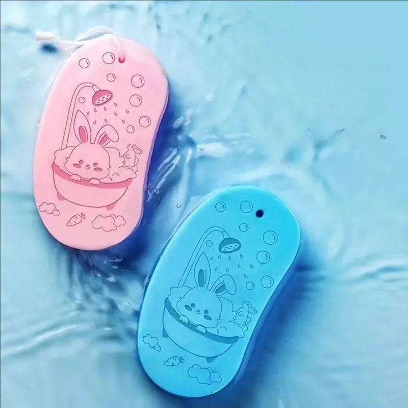 Soft Exfoliating Bath Sponge Body Scrub Massage Brush 4