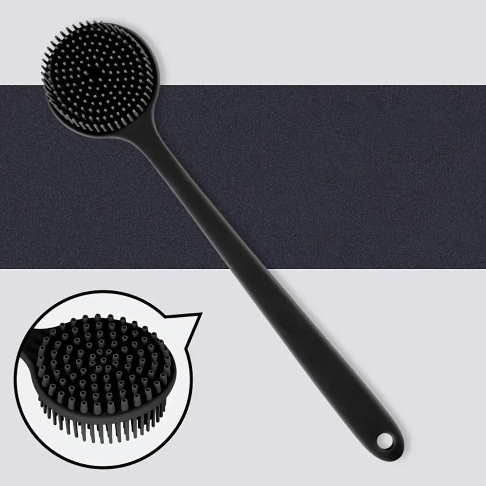 Long Handle Back Scrubber Brush Exfoliating Shower Body Brush 0