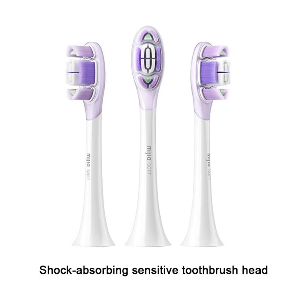 Replacement Brush Heads For Xiaomi Mijia Electric Toothbrush MES609 610 Pro 3 Pack 2