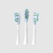 Replacement Brush Heads For Xiaomi Mijia Electric Toothbrush MES609 610 Pro 3 Pack 1