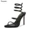 Crystal Rhinestone Gladiator High Heel Sandals For Women 0