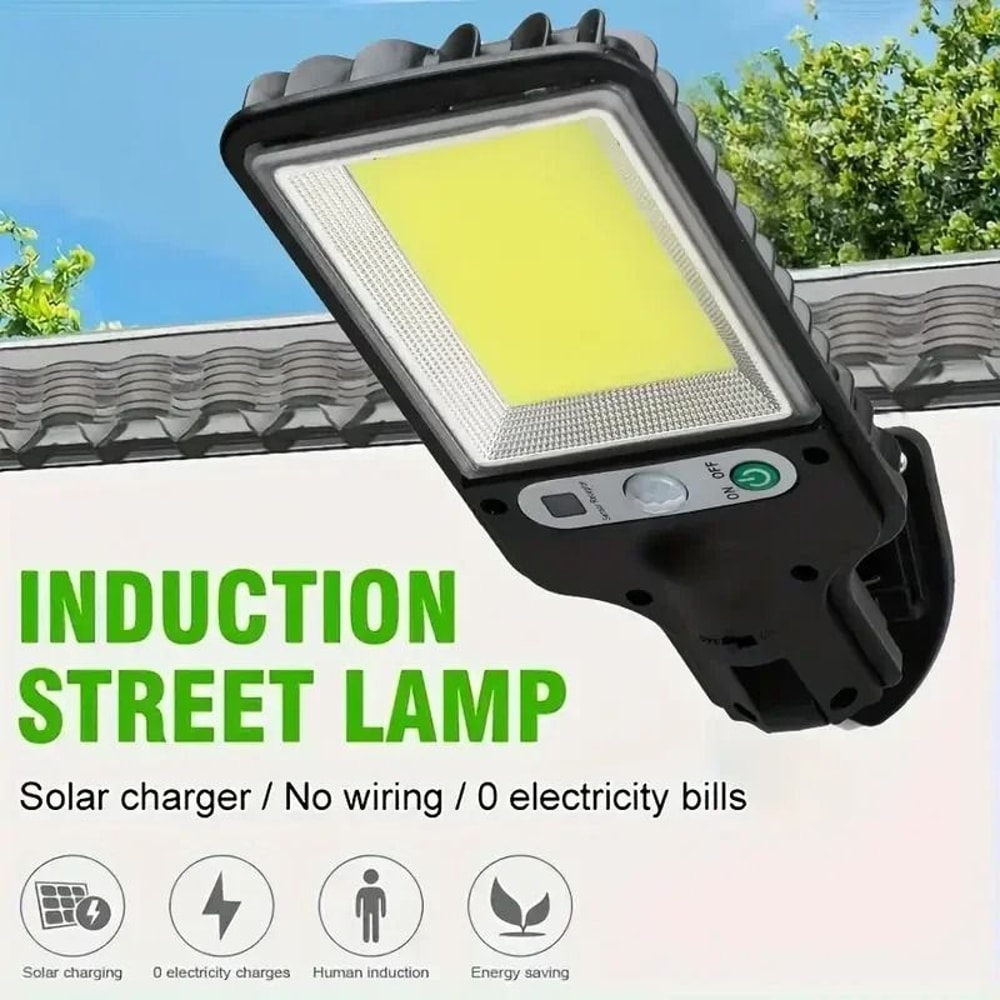 Outdoor Solar Street Light With Motion Sensor Waterproof Wall Lamp 7