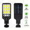 Outdoor Solar Street Light With Motion Sensor Waterproof Wall Lamp 1