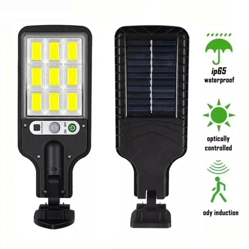 Outdoor Solar Street Light With Motion Sensor Waterproof Wall Lamp 1