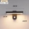 IP65 LED Outdoor Wall Lamp With Motion Sensor Rotatable Porch Light 2