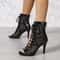 Womens Latin Dance High Heel Sandals Open Toe Ballroom Shoes 9