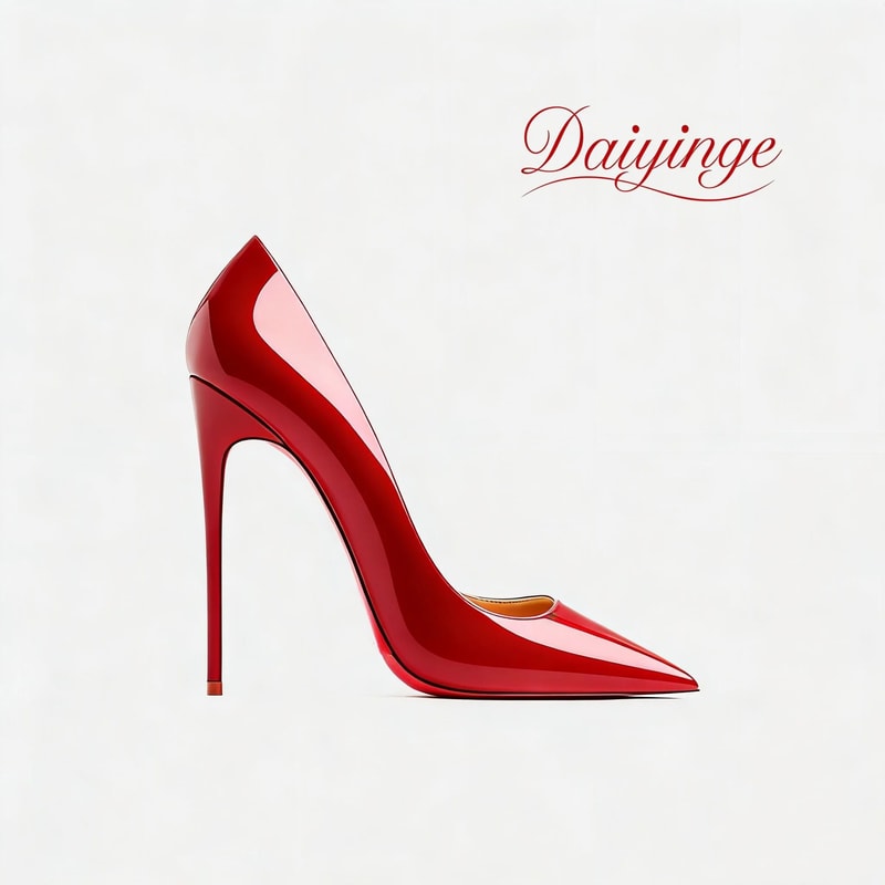 Luxury 12cm Red Bottom Heels Pointed Toe Stiletto Pumps For Party And Wedding 8