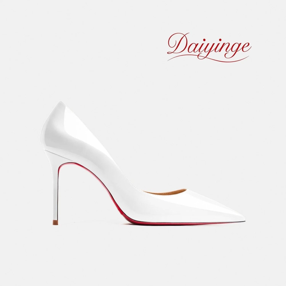 Luxury 12cm Red Bottom Heels Pointed Toe Stiletto Pumps For Party And Wedding 9