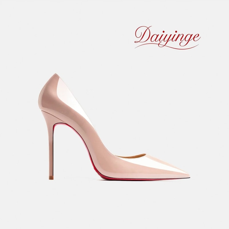 Luxury 12cm Red Bottom Heels Pointed Toe Stiletto Pumps For Party And Wedding 14