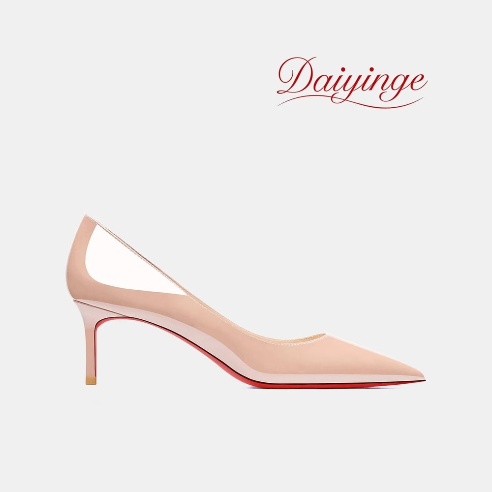 Luxury 12cm Red Bottom Heels Pointed Toe Stiletto Pumps For Party And Wedding 12