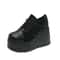 Black Platform Wedge High Heels Fashion Cosplay Street Pumps For Women 0