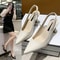 Elegant Summer Pointed Toe High Heel Sandals For Women Casual Shallow Cut 2