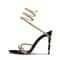 Eilyken Crystal Ankle Strap Stiletto Heels Open Toe Wedding Party Sandals 8