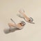 Crystal Transparent Pointed Toe High Heels Elegant Banquet Pumps 4