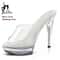Crystal Transparent Runway Stiletto High Heel Sandals For Women 2