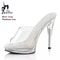 Crystal Transparent Runway Stiletto High Heel Sandals For Women 1