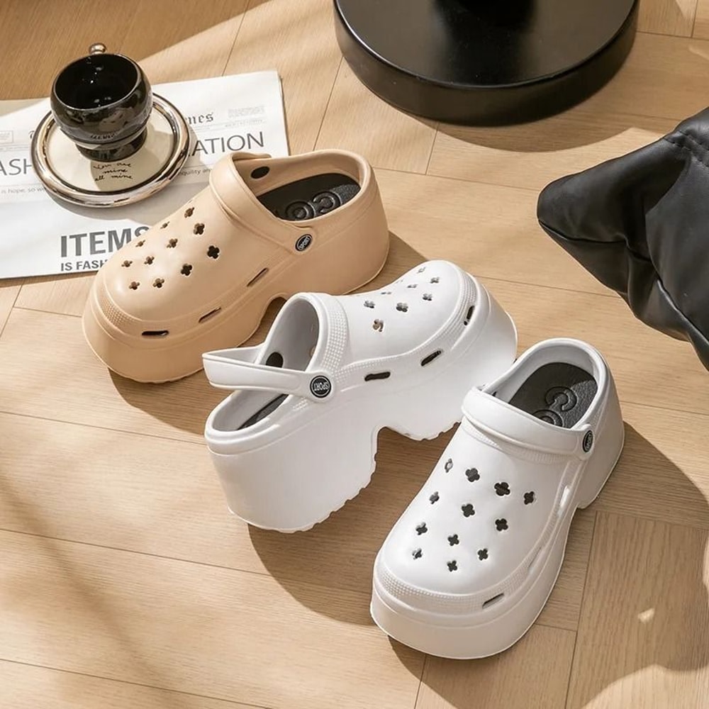 9CM Platform Beach Garden Waterproof Sandals For Women 5