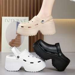 9cm platform beach garden waterproof sandals for women