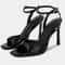Elegant Square Toe Ankle Strap High Heel Sandals For Women 3