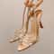 Rhinestone Transparent Pointed Toe Slingback High Heels For Women 5