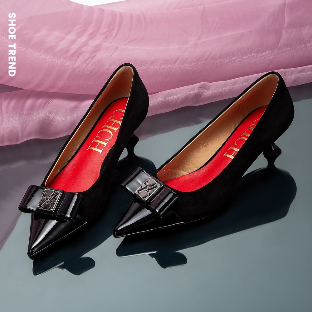 CHCH Black 5CM Low Heel Business Pumps For Women 6