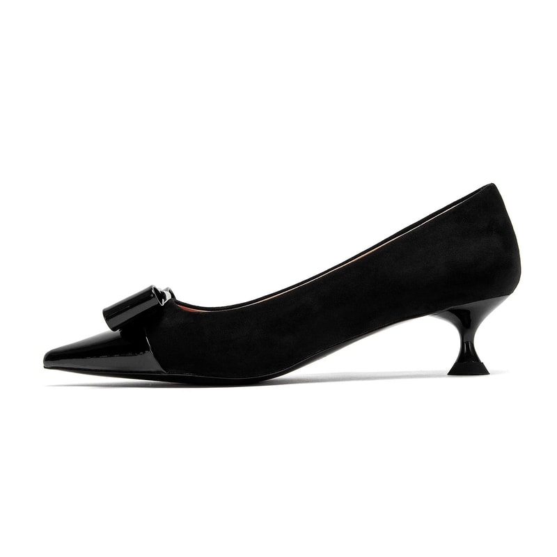 CHCH Black 5CM Low Heel Business Pumps For Women 7