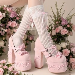 dark muse mary jane platform heels for women