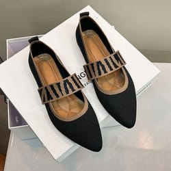 everyday elegance pointed toe womens ballet flats