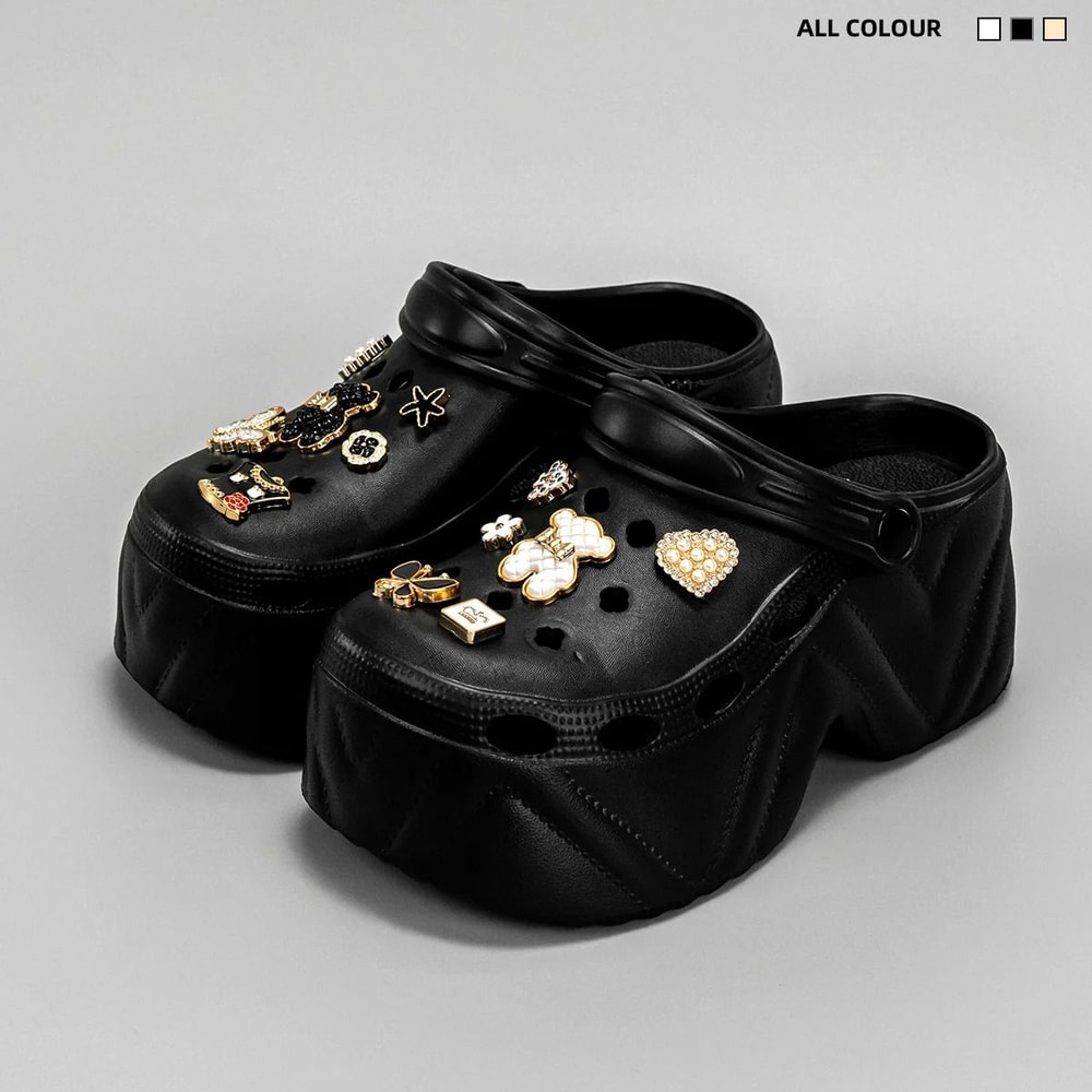 CloudLift 9cm Platform Garden Clogs For Women 4