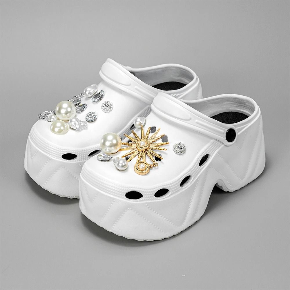 CloudLift 9cm Platform Garden Clogs For Women 8