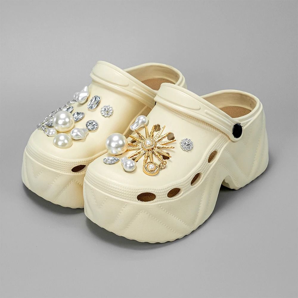 CloudLift 9cm Platform Garden Clogs For Women 14