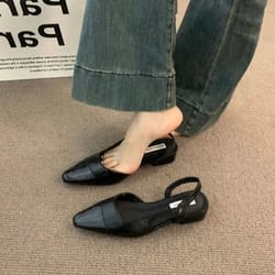 luxeline pointed toe low heel summer sandals