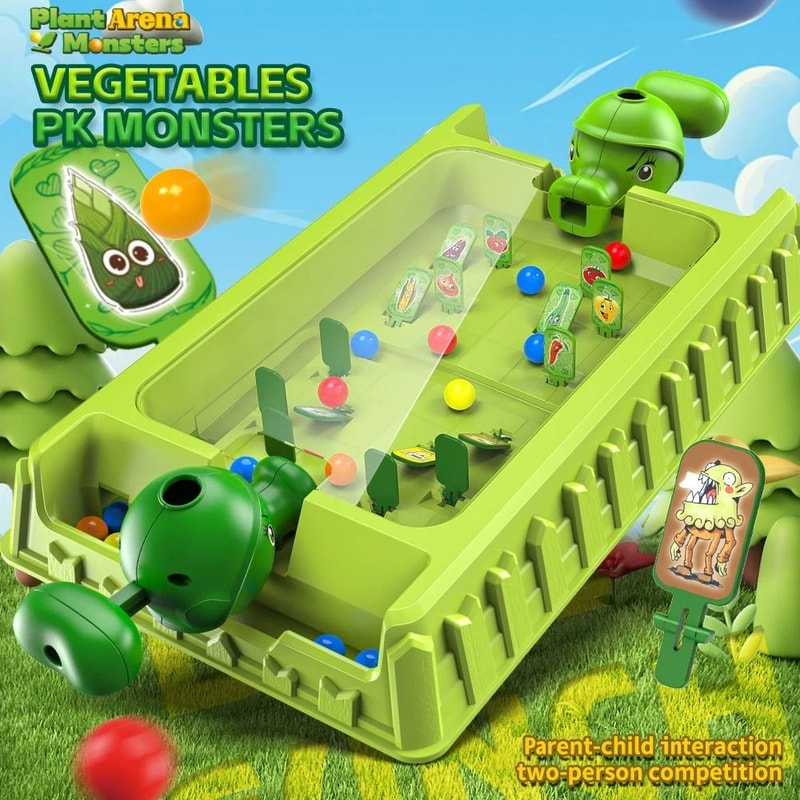 Kids Tabletop Pinball Machine Educational 2 Player Game For Toddlers 7