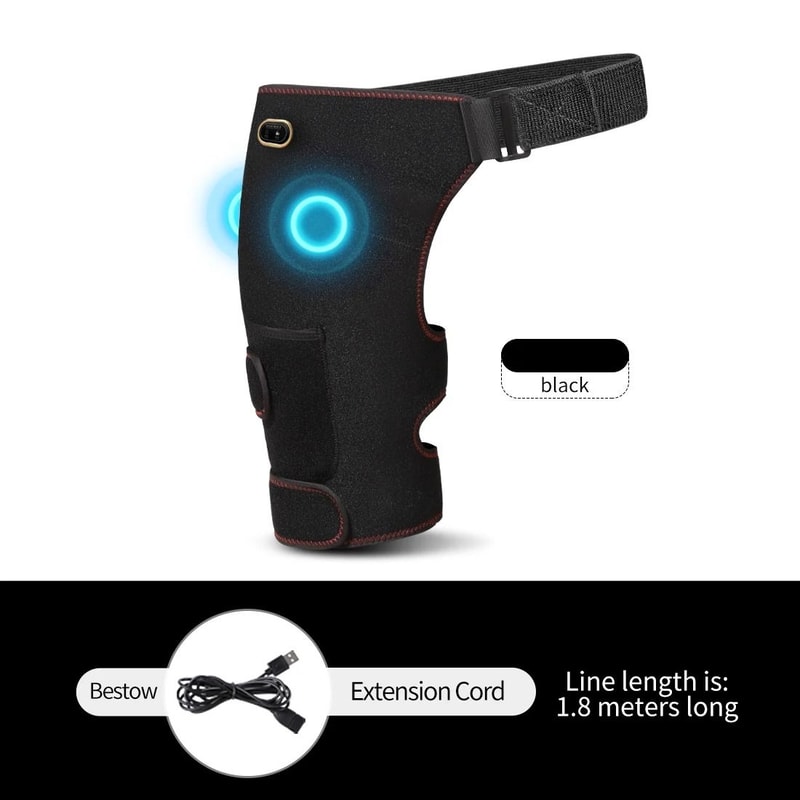 Cordless Heated Hip Brace With Massager For Lower Back And Sciatica Support 2